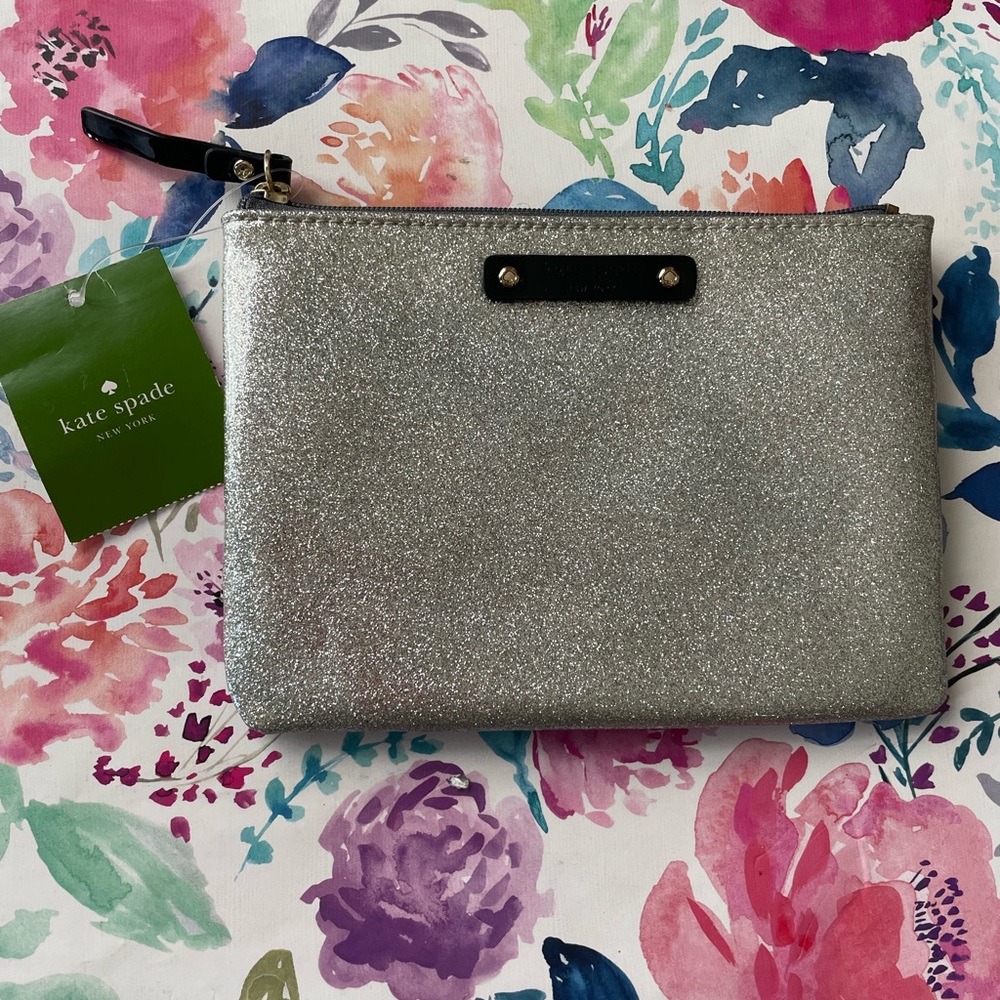 Kate Spade terrace street mini sparkle pouch